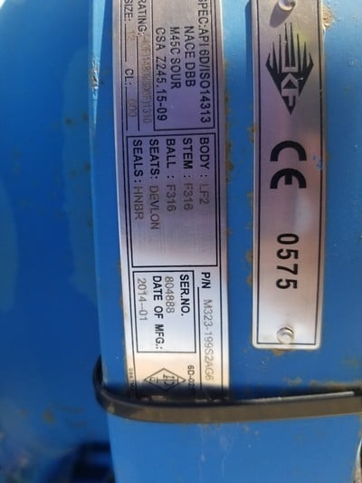 12" Bettis, Ball Valve, 600# class - Image 3
