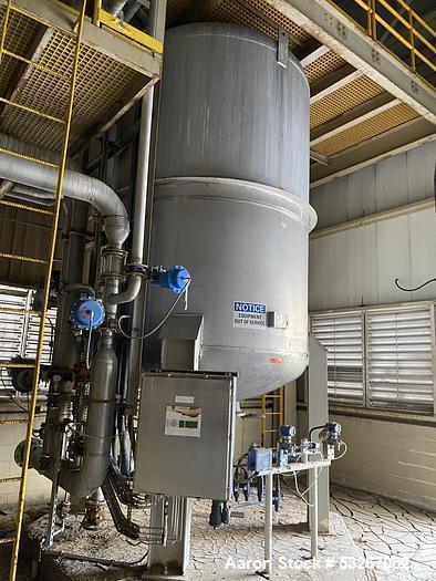 Tate Metal Works Metalworks #2205, duplex Stainless Steel vertical sand water treatment filter, 8' diameter x - Image 2