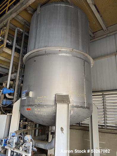 Tate Metal Works Metalworks #2205, duplex Stainless Steel vertical sand water treatment filter, 8' diameter x - Image 3