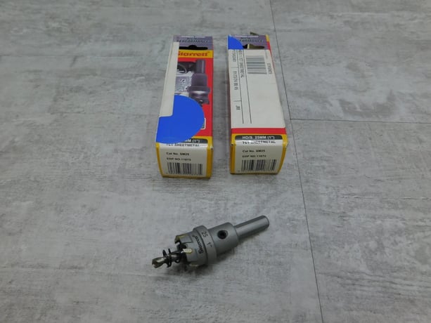 Carbide Tipped Sheet Metal Hole Saw, Starrett, SM25, TCT, 25MM, new (2 available) - Image 1