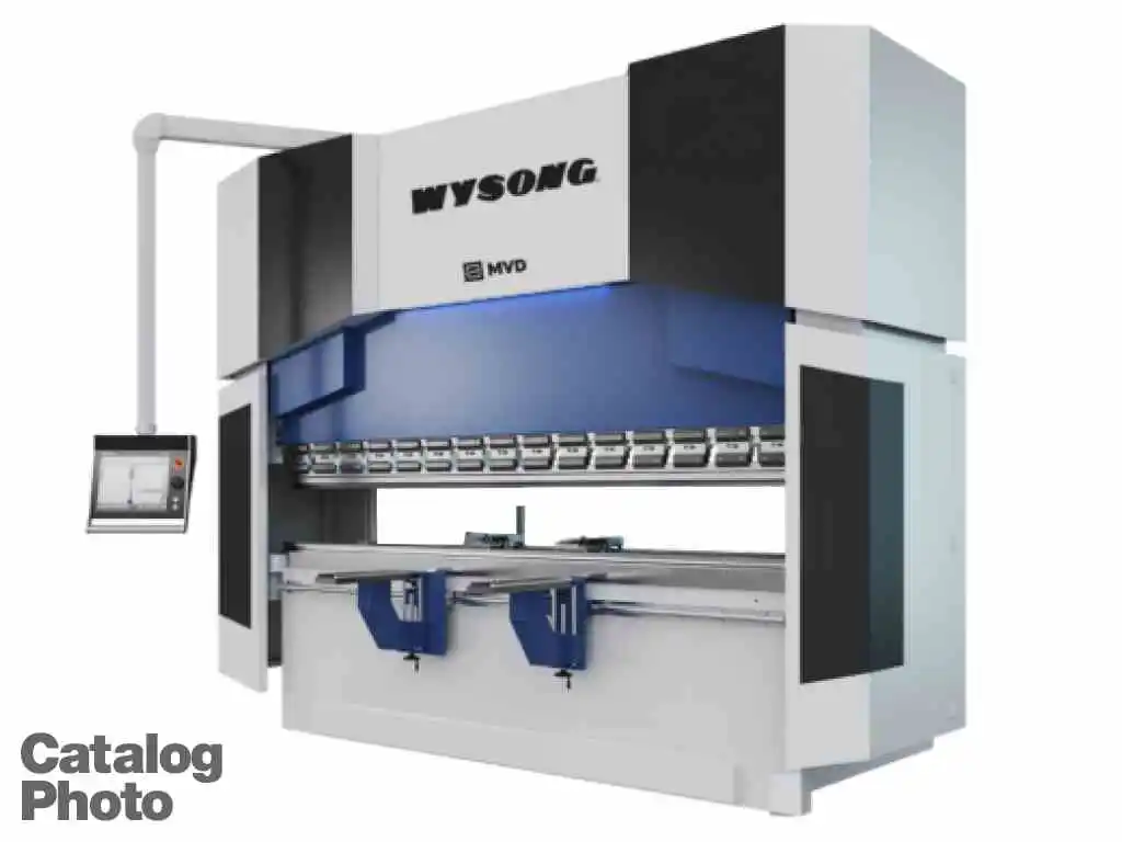 350 Ton, Wysong #MC350-169, CNC hydrauolic press brake, 14.1'OA, 145" between housing, 12" stroke, new - Image 4