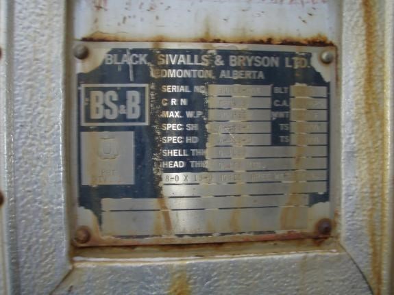 96" x 15' BS &B, vertical FWKO, 50 psi, 100°F, 1969 - Image 2