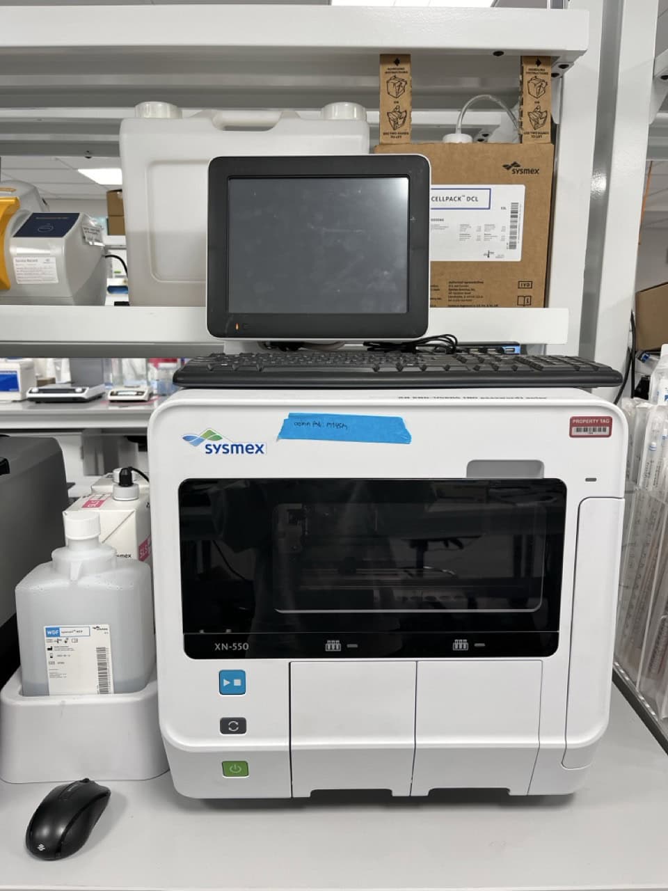 Sysmex #XN-550, Haematology Analyser, 70 samples/hr, holds 100k samples & 10k patient records, 2019 - Image 3