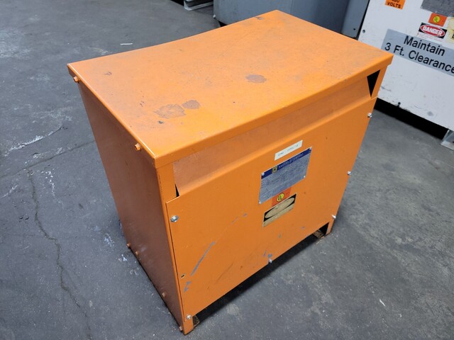 45 KVA 480 Primary, 208Y/120 Secondary, Sorgel Square D 45T3H Transformer - Image 1