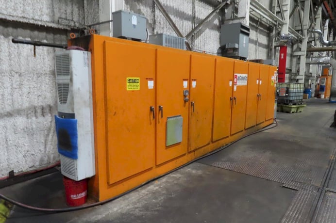 Verson #S4-500-186-108T, Blanking Line, 12" stroke, 75" Shut Height, 20" adj, 500 ton, 10-50 SPM, 186" x108" - Image 4