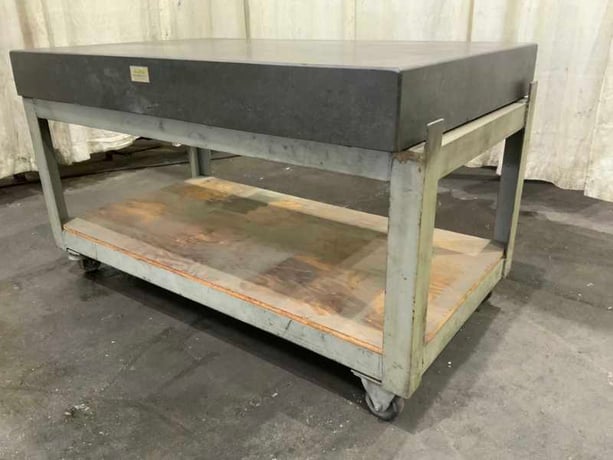 3 6" x 60" x 6" Accurite, black granite surface plate - Image 5