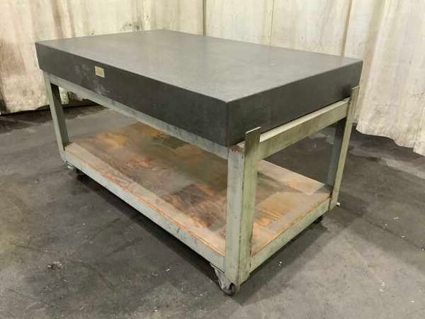 3 6" x 60" x 6" Accurite, black granite surface plate - Image 9