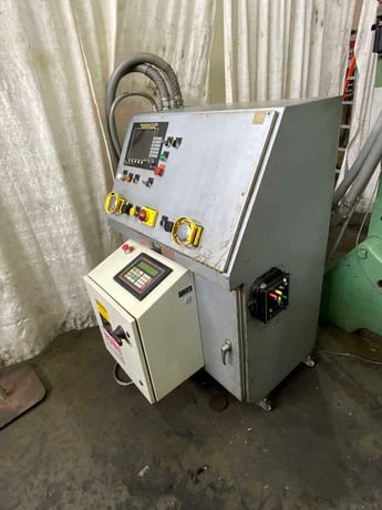 60 Ton, Minster #6SS, OBI press with feeder, 4" stroke, 16" Shut Height, air clutch & brake, 7.5 HP, 1986 - Image 3
