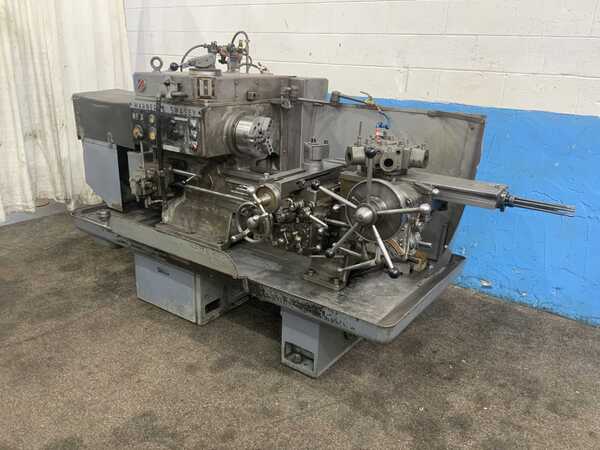 No. 3 Warner & Swasey, M2200, turret lathe, 15-3/8" swing, 3-jaw 8" chuck, 4 flange tool holders, coolant - Image 1