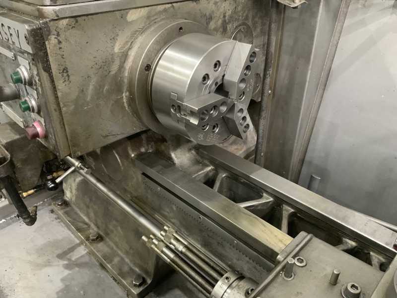 No. 3 Warner & Swasey, M2200, turret lathe, 15-3/8" swing, 3-jaw 8" chuck, 4 flange tool holders, coolant - Image 5