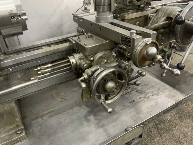 No. 3 Warner & Swasey, M2200, turret lathe, 15-3/8" swing, 3-jaw 8" chuck, 4 flange tool holders, coolant - Image 6