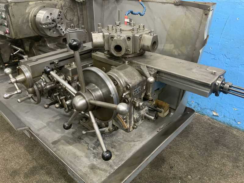 No. 3 Warner & Swasey, M2200, turret lathe, 15-3/8" swing, 3-jaw 8" chuck, 4 flange tool holders, coolant - Image 7