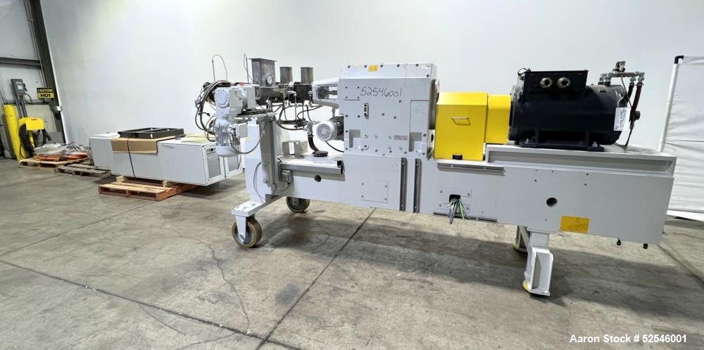 2.4" Leistritz #ZSE-60-MAX, Co-Rotating twin screw extruder, 62" L, 400 RPM, 20:1 L/D, liquid cooled - Image 3
