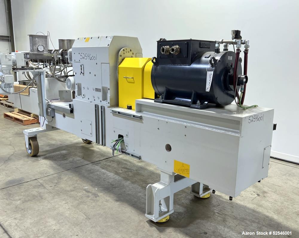 2.4" Leistritz #ZSE-60-MAX, Co-Rotating twin screw extruder, 62" L, 400 RPM, 20:1 L/D, liquid cooled - Image 4