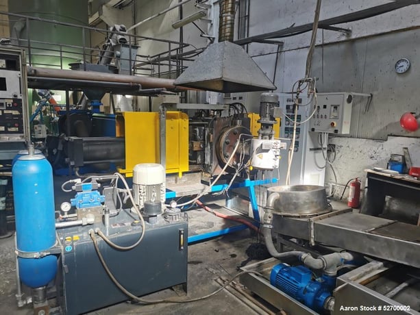 Union #120-L/D-42, single screw pelletizing line, 660-1100 lbs/hr, 2.4" screw, w/ degassing, drying, Control - Image 5