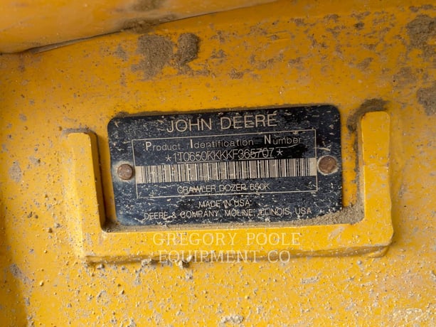 Deere & Co 650KLGP, 5184 hours, S/N: 1T0650KKKKF365707, 2019 - Image 6