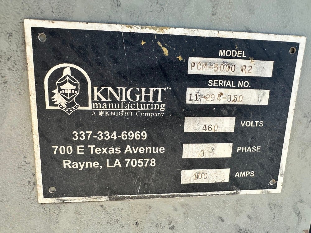 Knight #PCM-5000-R2 mfg 5.5" brush dry type pipe/tube cleaning system great condition - Image 6