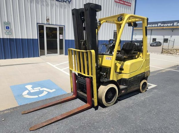 6000 lb. Hyster #S60FT, propane forklift, 187" lift, 2006 - Image 1