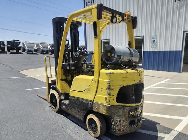 6000 lb. Hyster #S60FT, propane forklift, 187" lift, 2006 - Image 4