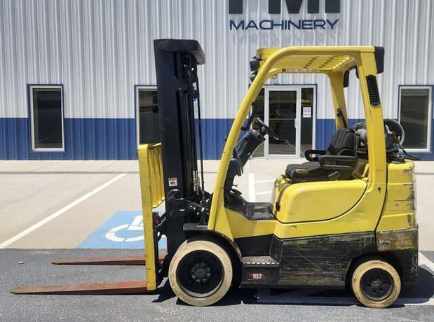 6000 lb. Hyster #S60FT, propane forklift, 187" lift, 2006 - Image 5