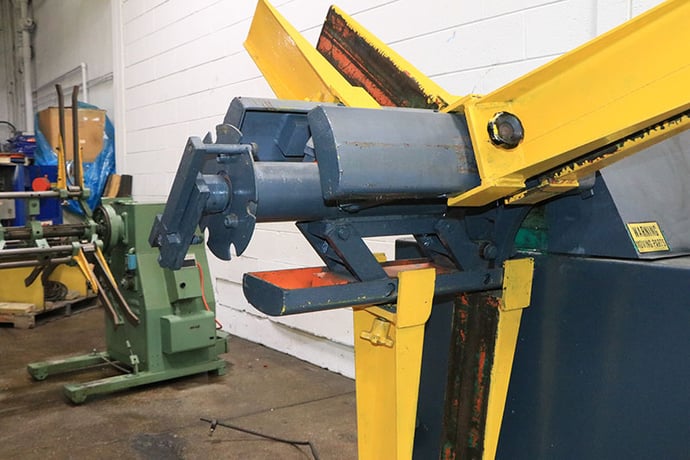 4000 lb. Feed-Lease #PR-4M-18, motorized uncoiler, 18" width, 60" outside dimensions, 16"-21" ID, 2-15 RPM - Image 5