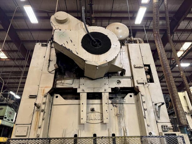 250 Ton, Danly #S2-250-72-42, straight side double crank press, 12" stroke, 30.5" Shut Height, 10" adj, 72" - Image 4
