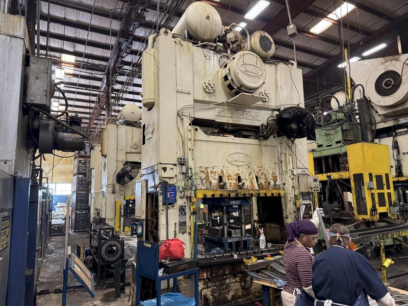 250 Ton, Danly #S2-250-72-42, straight side double crank, 12" stroke, 30.5" Shut Height, 10" adjustment - Image 1