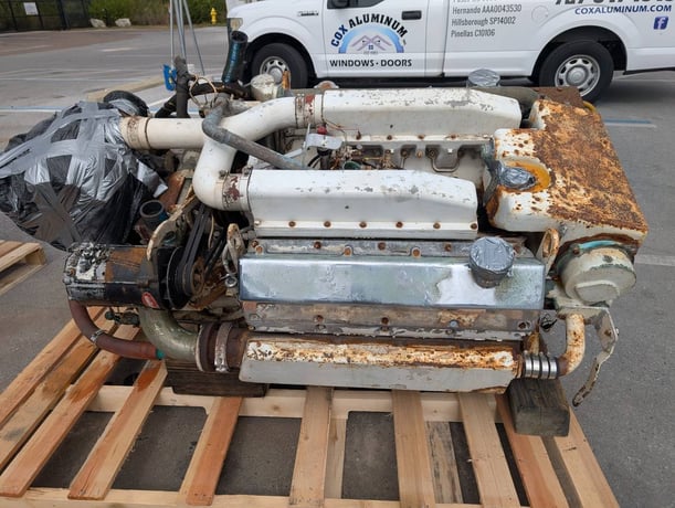Cummins #903-V, Diesel Engine Marine, w/ Transmissions (2 available) - Image 1