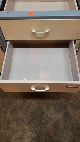Kewaunee, Laboratory Casework w/7 Drawers & 3 Doors, Blue & White Color, 94" L x 23" width x 36" H - Image 8