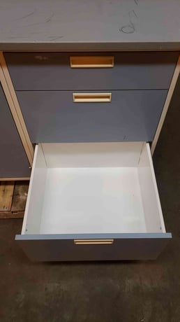 Fisher Hamilton, Casework w/Gray Countertop, 80" L x 30" width x 36" H - Image 3