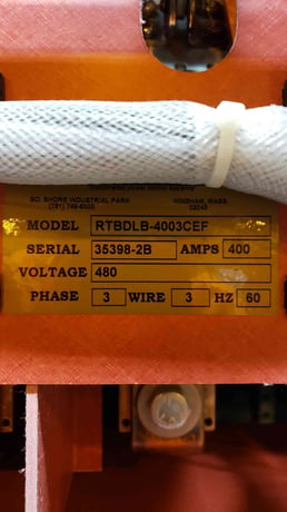 400 Amp. Russelectric #RTBDLB-4003CEF, Automatic Transfer Switch, 3 Phase, 3-Wire, 60 Hz, 480 V, 2010 - Image 6