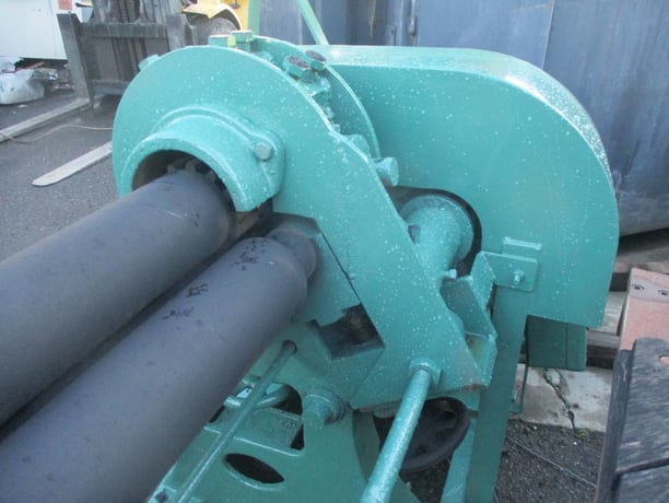 Hendley & Whittemore #TM-50, 5' rolls, 4" diameter power bending rolls, 220 V., rare - Image 8