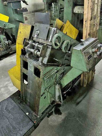12" Minster #20-12, press feed line, 60 ton, (2) Littell double end uncoilers, 13.5"-20.5" manual expansion - Image 4