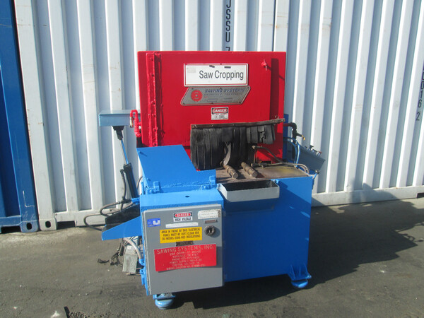 Sawing Systems Inc. #15CS, 15 HP Diamond Blade 24" Chop Saw, S/N 95-876, 1995 - Image 1