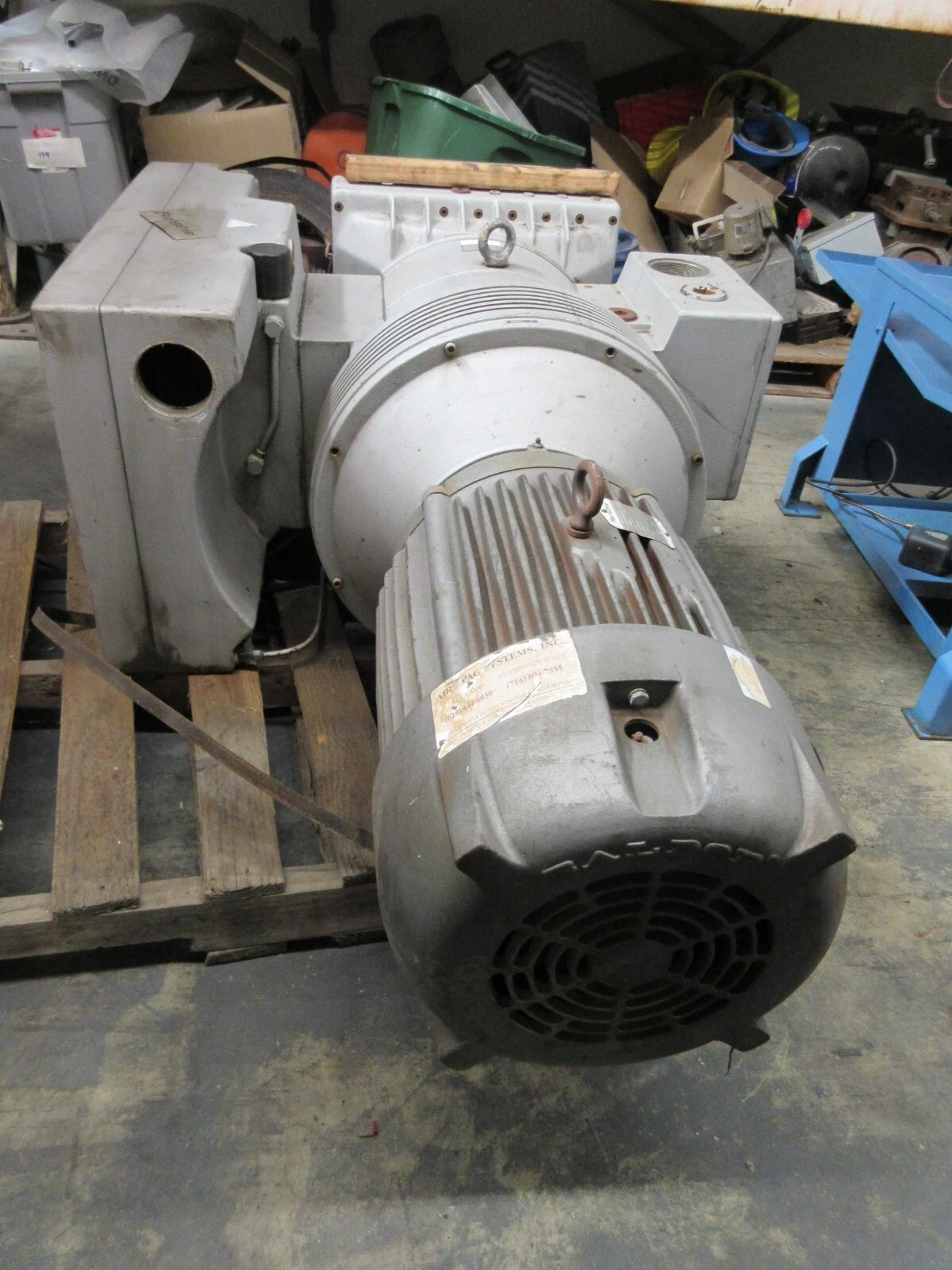 Rietschle #VM4100TR / D-79650, Vacuum pump, 15 HP, 230/460 V., 1160 RPM - Image 2