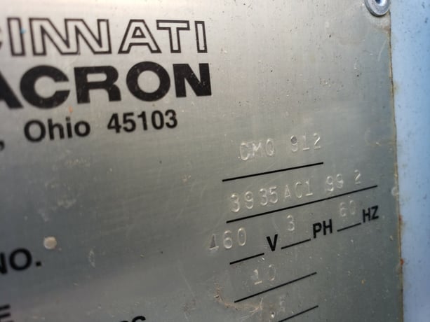 Cincinnati Milacron #CMO-912, Plastic Granulator, 7.5 HP, sound enclosure - Image 7