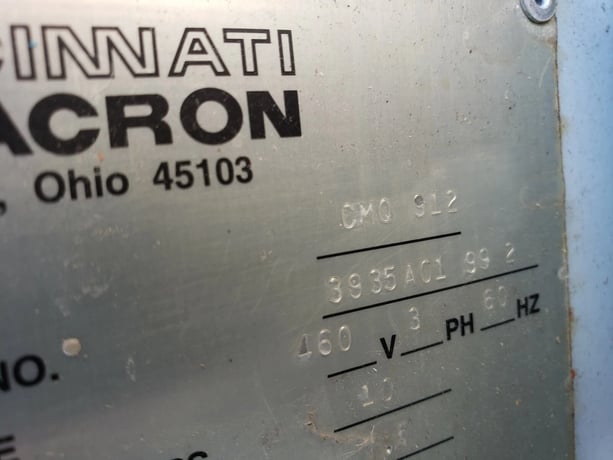Cincinnati Milacron #CMO-912, Plastic Granulator, 7.5 HP, sound enclosure - Image 7