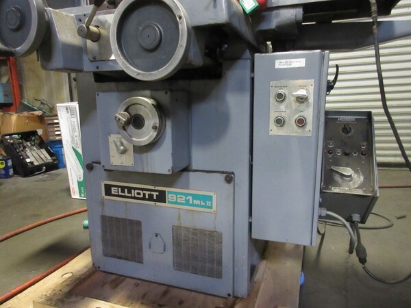 9" x 21" Elliott #921-MKII Prod. Surface grinder W/Neutrofier 1NR80A Mag Chuck Control - Image 3