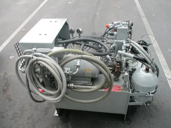 10 HP Airline Hydraulics / Rexroth Power System width Acummulator Manifold 3000 PSI - Image 4