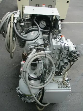 10 HP Airline Hydraulics / Rexroth Power System width Acummulator Manifold 3000 PSI - Image 5