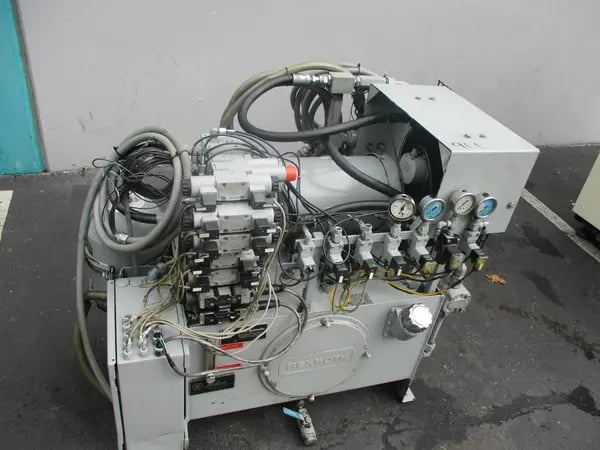 10 HP Airline Hydraulics / Rexroth Power System width Acummulator Manifold 3000 PSI - Image 6