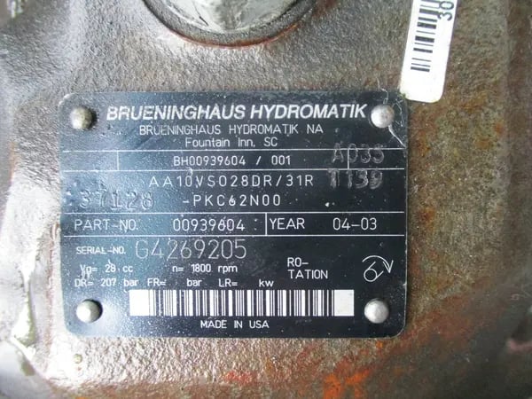 10 HP Airline Hydraulics / Rexroth Power System width Acummulator Manifold 3000 PSI - Image 7