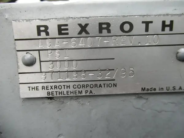 10 HP Airline Hydraulics / Rexroth Power System width Acummulator Manifold 3000 PSI - Image 9