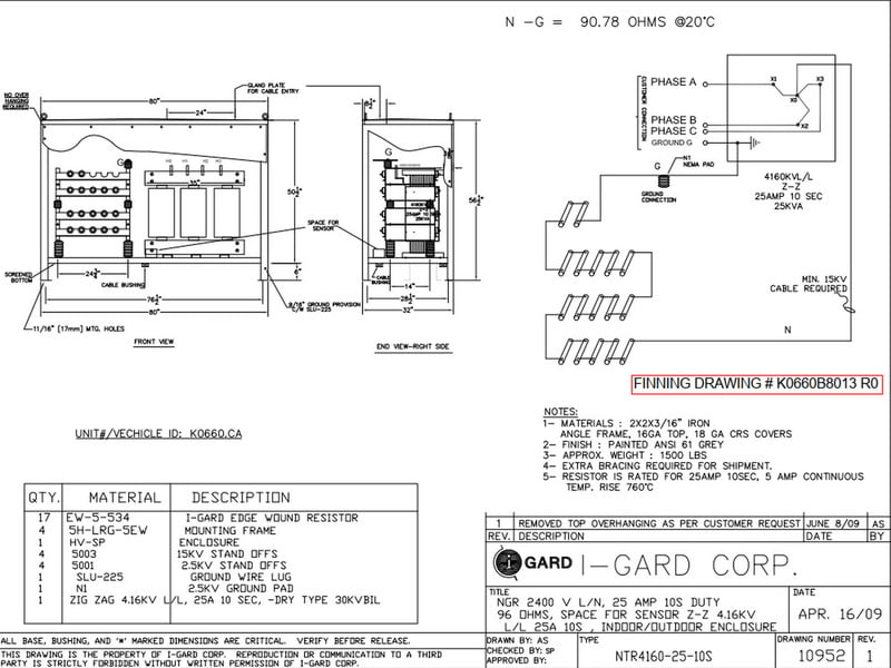 25 Amp. General Electric Industrial Systems i Gard, NTR4160-25-10S Break Master, 2400 Volts - Image 4
