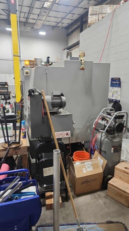 Hyundai #SKT210SY, 21.7" swing, 8" chuck, 3" bar, 9.5" turn diameter, 4000 RPM, 12 station turret, Fanuc - Image 3