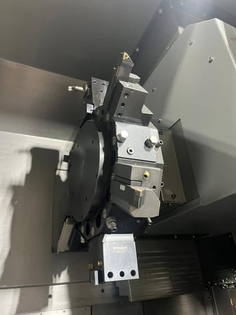 Hyundai #SKT210SY, 21.7" swing, 8" chuck, 3" bar, 9.5" turn diameter, 4000 RPM, 12 station turret, Fanuc - Image 10