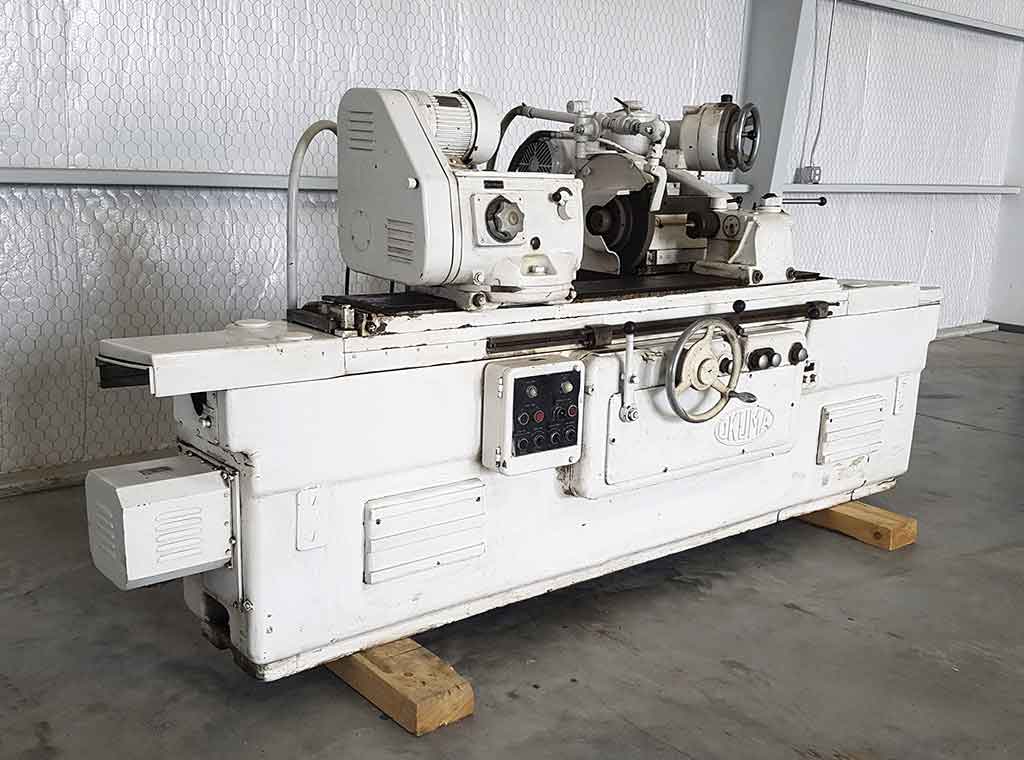 4 8" x 8" Okuma #10034, grinder. 17" grinding wheel - Image 2