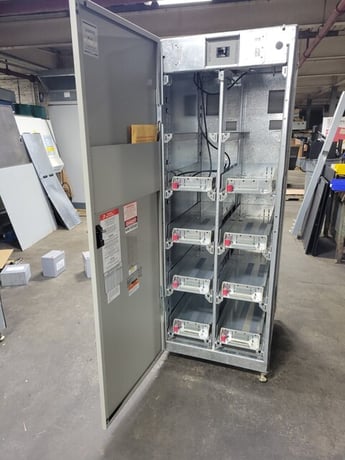 88 Amps. Liebert #37BP040XMX1BNL, Battery Cabinet Intermittent Duty, 391 VDC - Image 1