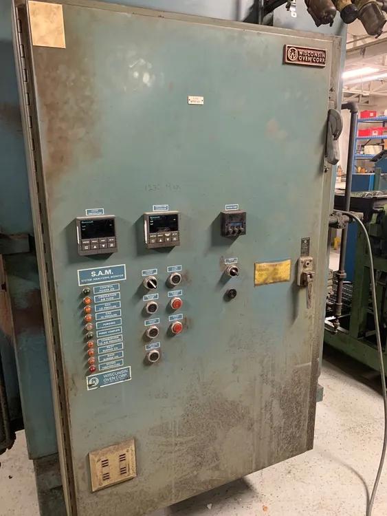 24" width x 18" H x 36" D Wisconsin #SDB-436-12G, temper furnace, gas fired, 1250&deg;F - Image 5