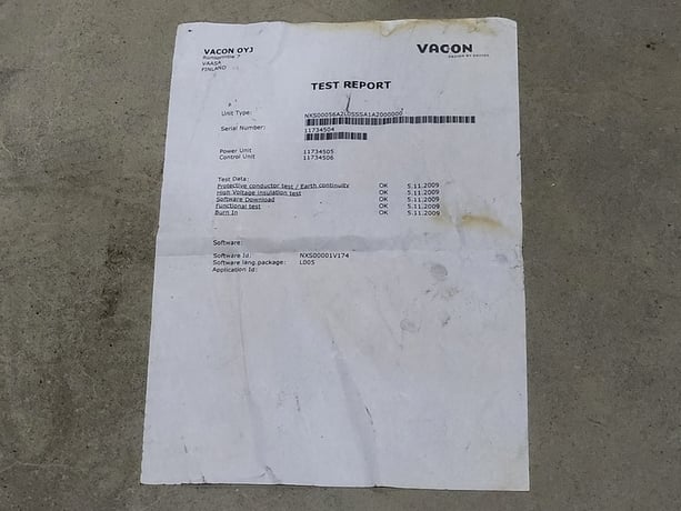 Vacon frequency converter, NXS00056A2L0SSSA1A2000000, like new - Image 7